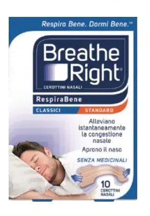 Breath Right Cerotti Nasali Classici 10 Pezzi