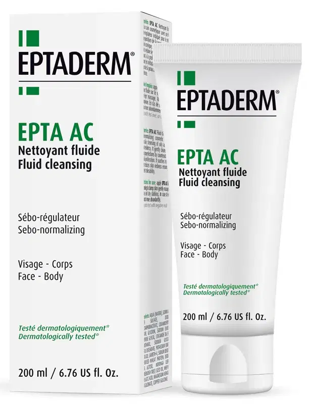 Epta AC Detergente Fluido Idratante per Pelle Sensibile 200ml