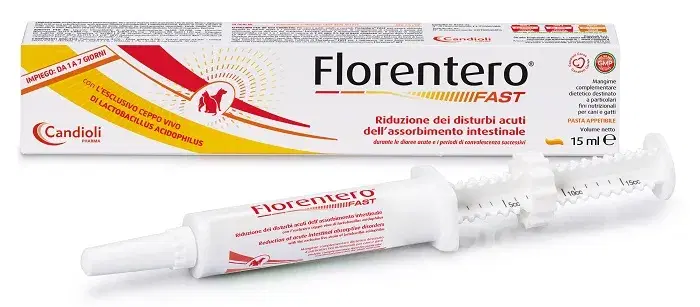 Florentero Fast Integratore Per Cani e Gatti Pasta 15 ml