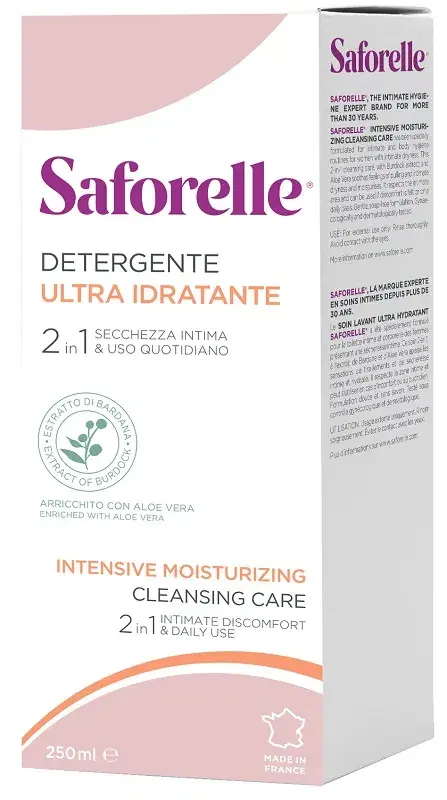 Saforelle Detergente Intimo Ultra Idratante Gel 250 ml