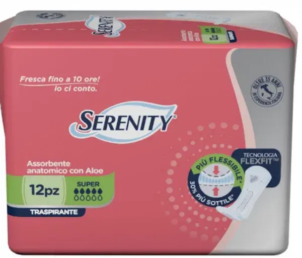 Serenity Light Lady Assorbenti Super 12 Pezzi