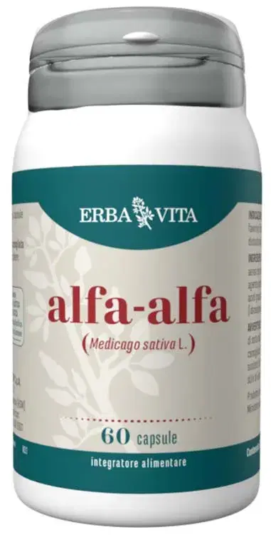 Erba Vita Alfa-alfa Integratore per i Disturbi Della Menopausa 60 Capsule