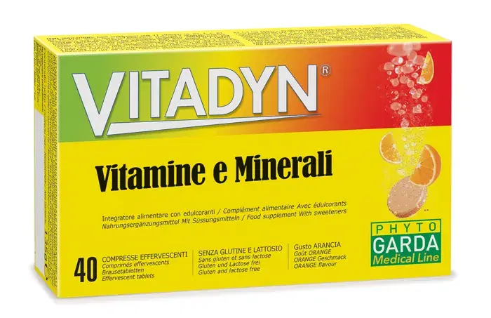 Named Vitadyn Multiminerale Integratore Multivitaminico 40 Compresse Efferv