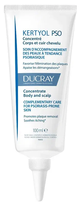 Ducray Kertyol PSO Concentrè Corpo e Cuoio Capelluto a Tendenza Psoriasica 100ml