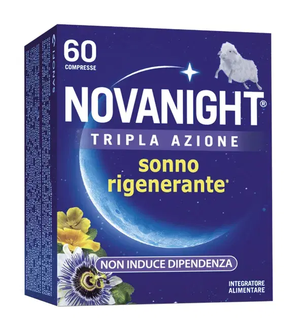 Novanight Integratore per il Sonno e il Riposo 30 + 30 Compresse