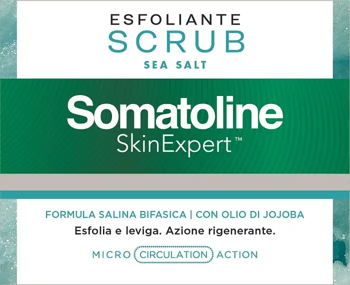 Somatoline Cosmetic Scrub Corpo Sea Salt a base di Sale Marino 350 ml
