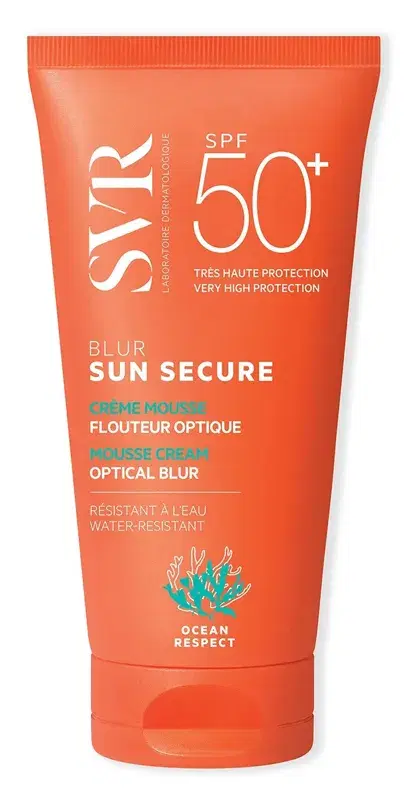 Laboratoires Svr Sun Secure Blur Crema Mousse Viso Effetto Levigante SPF50 50 ml