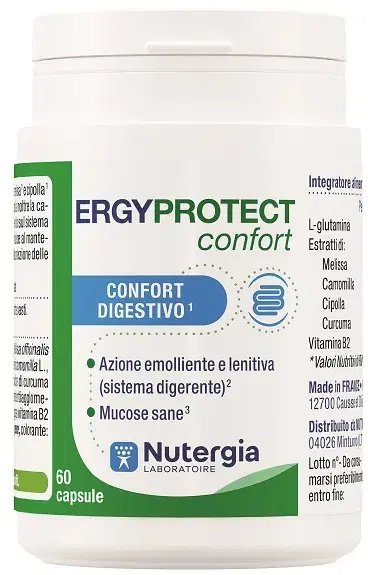 ErgyProtect Confort Integratore per il Benessere Intestinale 60 Capsule