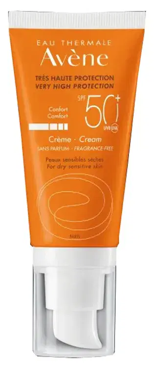 Avene Crema Solare Viso Protezione Molto Alta Spf50+ Senza Profumo 50 ml