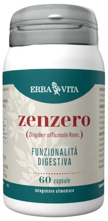Erba Vita Zenzero Integratore Alimentare Digestivo 60 Capsule