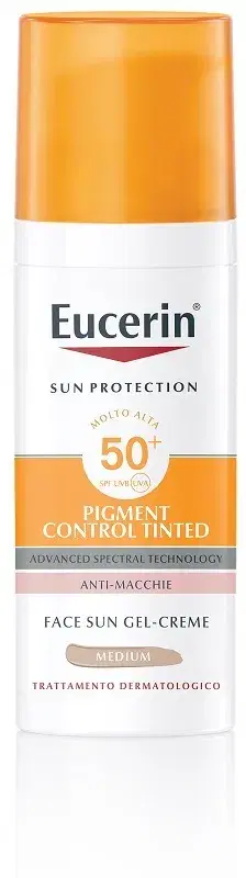 Eucerin Sun Fluido Pigment Control Protezione Antimacchia Colorato SPF50+ 50 ml
