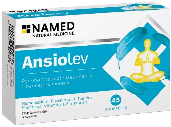 Ansiolev Integratore Rilassamento e Benessere Mentale 45 Compresse