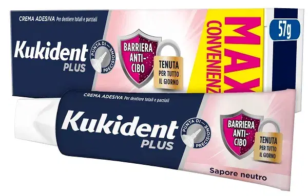 Kukident Plus Sigillo Crema Adesiva Anti-Infiltrazioni 57 g