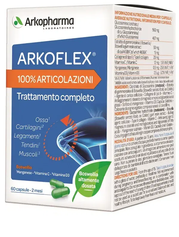 Arkoflex 100% Integratore Per Le Articolazioni 60 Capsule