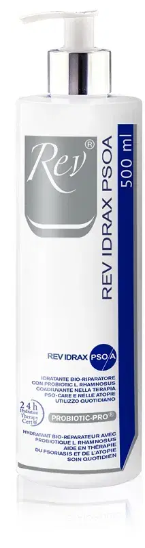 Rev Pharmabio Idrax Psoa Idratante Fluido Corpo per Pelle Secca 500 ml