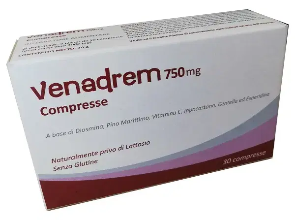 Venadrem Integratore per Gambe Leggere 30 Compresse