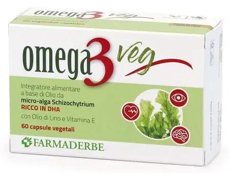 Omega3 Veg Integratore di Omega 3 60 Capsule Vegetali