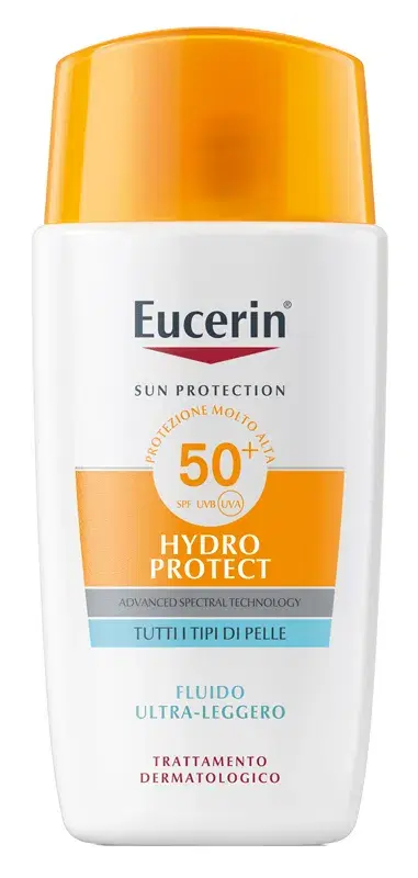 Eucerin Hydro Protect Fluido Solare Viso Ultra-Leggero SPF50+ 50 ml