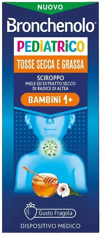 Bronchenolo Sciroppo Pediatrico per Tosse Secca e Grassa 120 ml