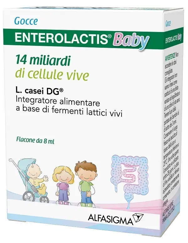 ENTEROLACTIS BABY 0+ 8ML GOCCE