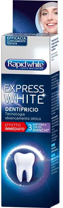 Rapid White Dentifricio Express White ad Azione Sbiancante 75 ml