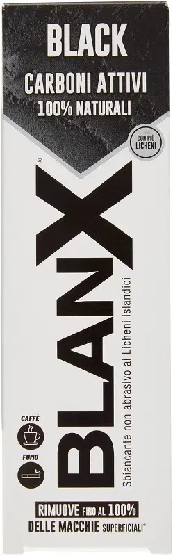 Blanx Black Carbone Dentifricio Antimacchia Non Abrasivo 75 ml