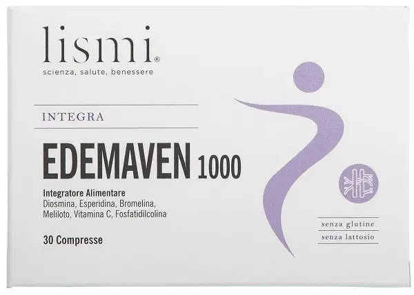 Edemaven 1000 Integratore per il Microcircolo e le Gambe Leggere 30 Compresse