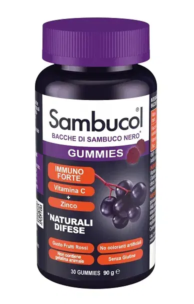Sambucol Gummies Integratore Gommose con Sambuco per Difese Immunitarie 30 Pezzi