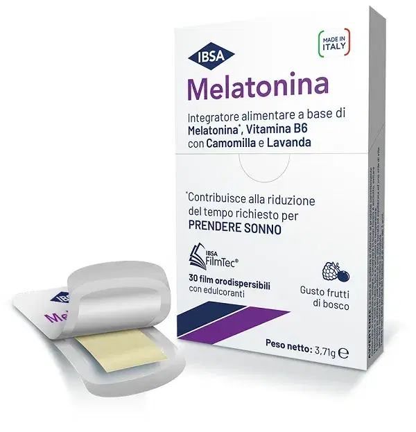 Ibsa Farmaceutici Melatonina Integratore per il Sonno 30 Flm Orali
