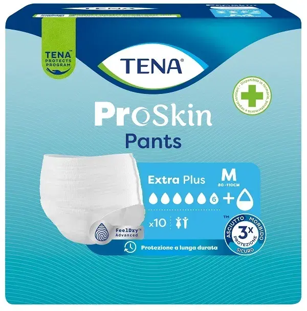 Pannolini Tena Pants Extra Plus per Adulti Taglia M 10 Pezzi