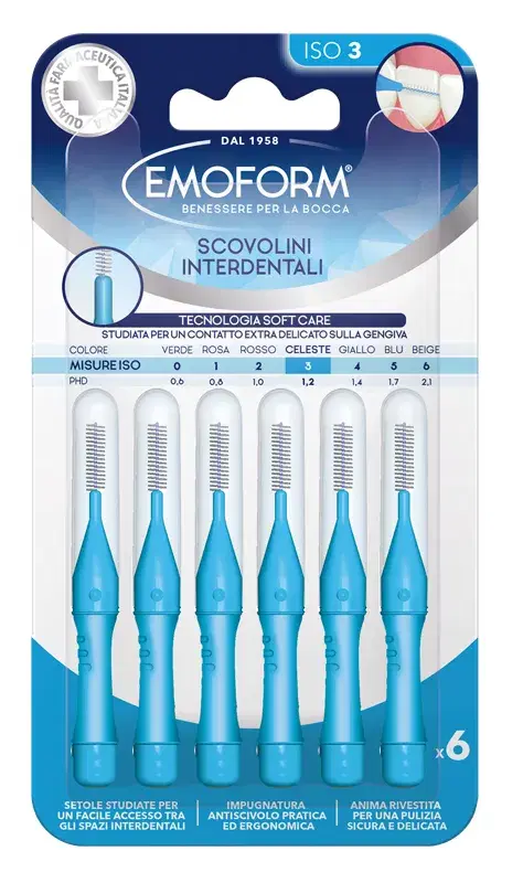 Emoform Scovolino ISO 3 Colore Celeste