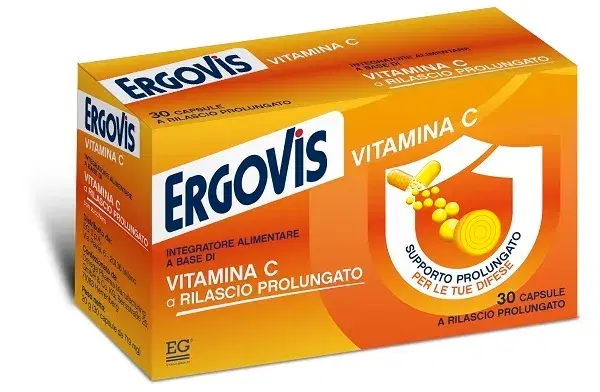 Ergovis Integratore con Vitamina C 30 Capsule