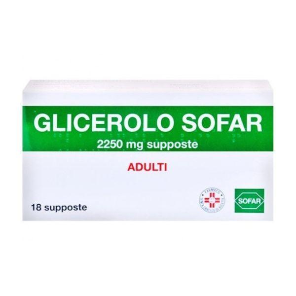 Sofar Glicerolo*ad 18supp 2250mg