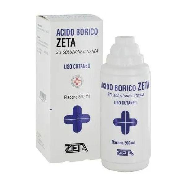 Zeta Farmaceutici Acido Borico*3% 500ml