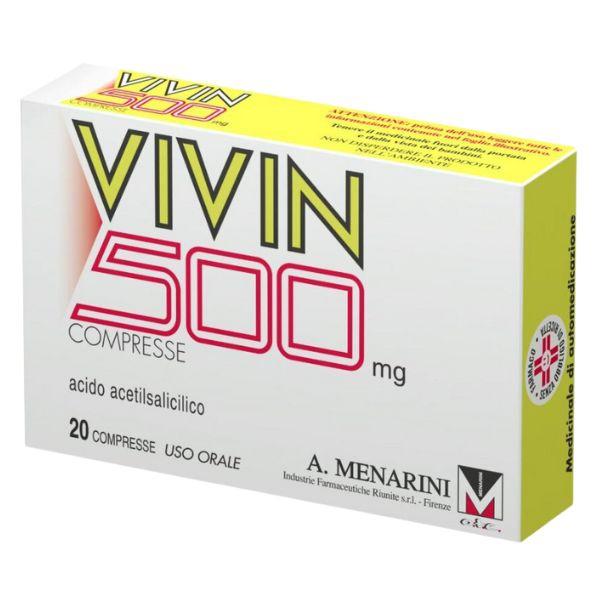 A.menarini Ind.farm.riun. Vivin*20cpr 500mg