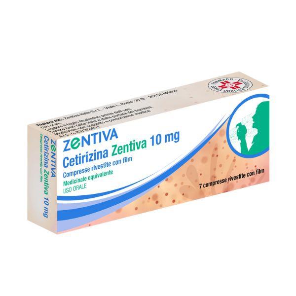 Zentiva Italia Cetirizina Zent*7cpr Riv 10mg