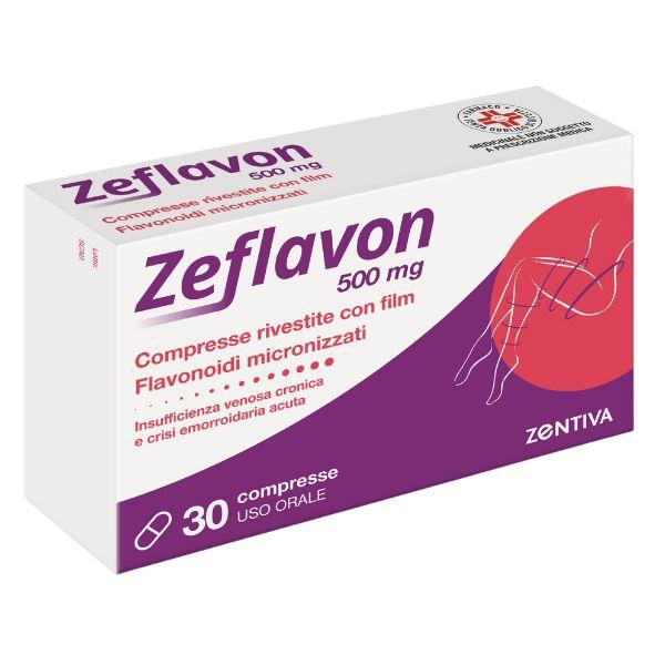 Zeflavon*30Cpr Riv 500Mg