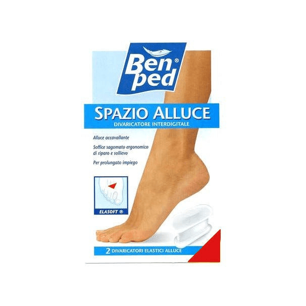 Benped Divaricatore Intedigitale Alluce Valgo Misura Grande 2 Pezzi