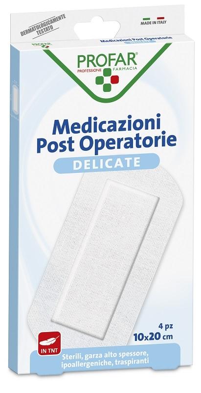 Profar Medicazione Non Tessuta Post-Operatoria 10x20 cm 4 Pezzi