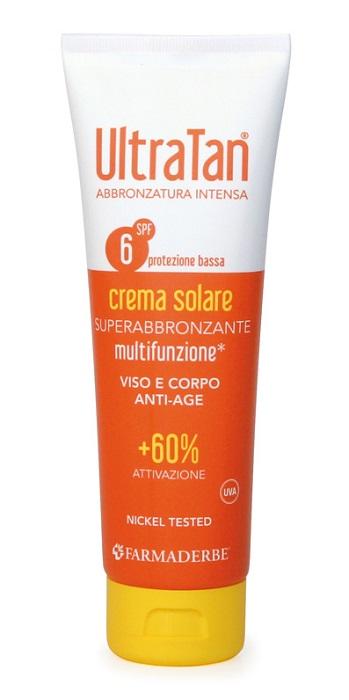 Ultratanning Crema Solare UVA Protezione SPF6 Flacone 125 ml