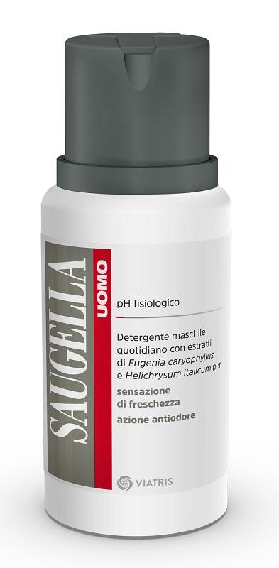 Saugella Uomo Detergente Intimo Maschile Quotidiano Ph Fisiologico 200 ml