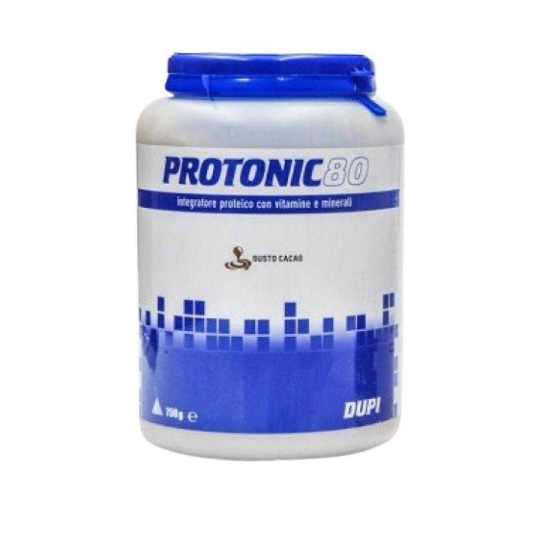 Protonic 80 Cacao Integratore ad Alta Concentrazione di Proteine 750g