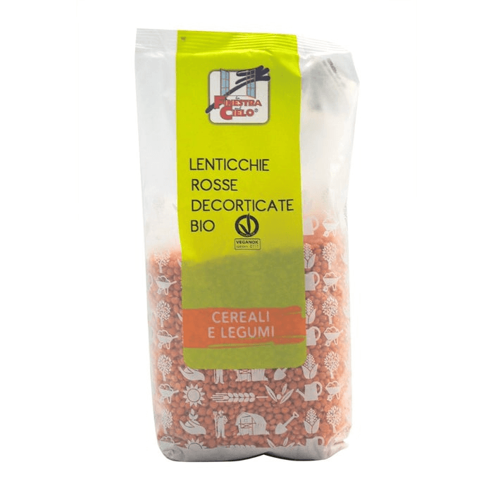 La Finestra sul Cielo Lenticchie Rosse Decorticate 500 g