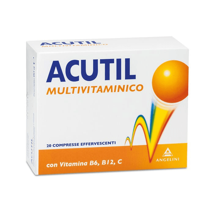 Acutil Multivitaminico Integratore Energetico 20 Compresse Effervescenti