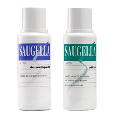 Saugella Linea Pocket Dermoliquido Blu 100 ml + Attiva Verde 100 ml Offerta Spec