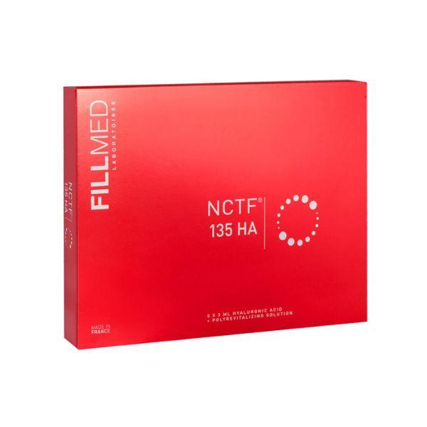 FILLMED NCTF 135HA Filler Antirughe per Viso, Collo, DecolletƩ e Mani 5 fiale da 3 ml