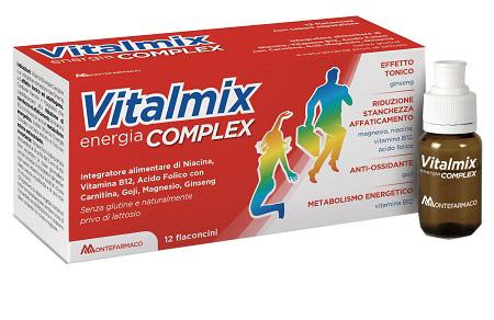 Vitalmix Complex Integratore per la Stanchezza e l'Affaticamento 12 flaconcini
