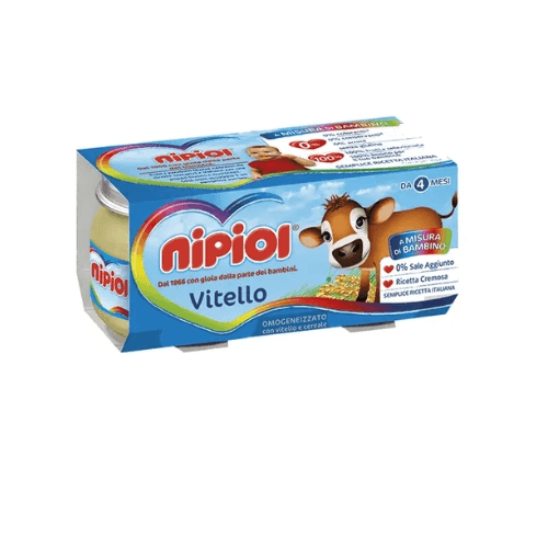 Nipiol Omogeneizzato Vitello 2x120g