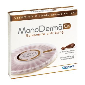 MonoDermà Vitamine C10 Trattamento Gel Luminosità Anti-Macchie 30 cps vegetali