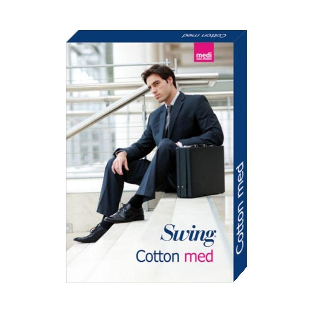 Medi Italia Cotton Med Gambaletto Uomo 140 Den (18 mmhg) Marine 3